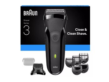 Braun Series 3 Shave & Style Sakal Şekillendirici Ve Tıraş Makinesi, Kuru, 300Bt Siyah