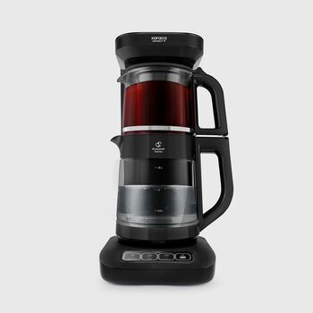Karaca Çaysever Robotea Pro Connect 4 in 1 Konuşan Cam Çay Makinesi Graphite - Siyah