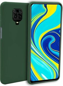 Xiaomi Redmi Note 9 Pro İnce Mat Silikon Kılıf Haki