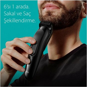 Braun Series 3 MGK3420 Hepsi Bir Arada Şekillendirme Seti, 6’sı 1 Arada Erkek Bakım Kiti