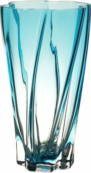 Paşabahçe Girdap Vazo 30 cm Turkuaz El Yapımı