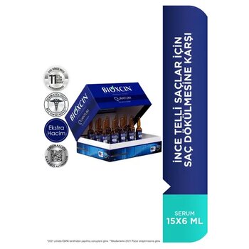 Bioxcin Quantum Ekstra Hacim 15X6 ML Bakım Serumu