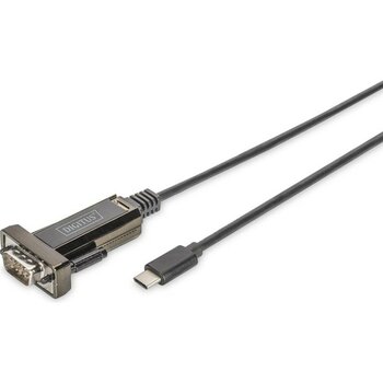 Braventa Collection Dıgıtus USB Seri Adaptör - RS232 Dönüştürücü - USB 2.0 Tip C - Dsub 9m - Ftdı FT232RL Yonga Seti - 1 - Standart