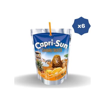 Capri Sun Safari 200 Ml - 6 Adet