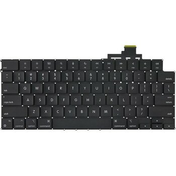 Apple MacBook Air Retina 15.3" M2 2023 A2941 Klavye / Keyboard (  Us Q ) Küçük Enter - 0 - Siyah