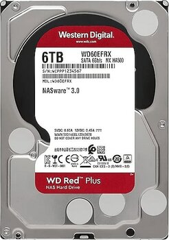 Western Digital Red WD60EFRX 6 TB 5400 RPM 175 MB/s Harddisk