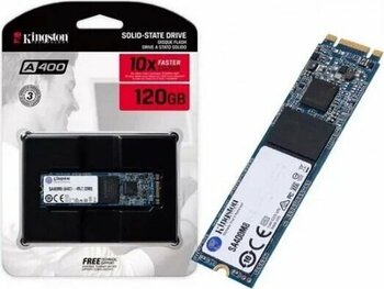 Kingston A400 120Gb Sa400m8/120G M.2 Ssd (Okuma 500Mb / Yazma 320Mb)