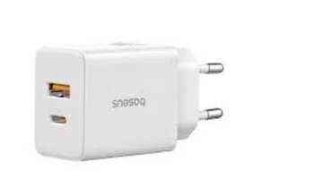 Baseus P10111403213-00 USB C USB A Hızlı Şarj 20W Adaptör