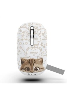 Inca Bluetooth+Wireless Double Mod Rechargeable Handhold Silent Mouse