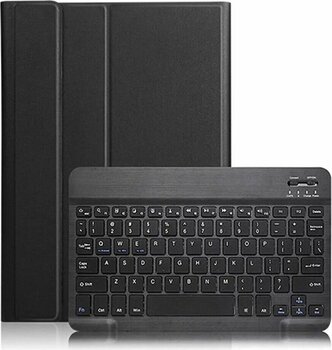 TahTicMer Apple Ipad Air 2 A1566 A1567 Kılıf Bluetooth Klavye Kablosuz Keyboard Standlı 9.7 Inç