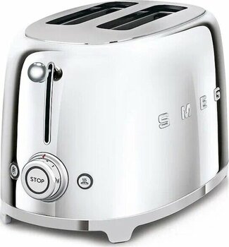 Smeg Tsf01 Paslanmaz çelik Krom 2 Hazne Ekmek Kızartma Makinesi