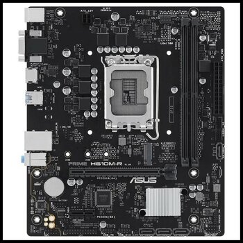 Asus Prıme H610M-R-SI, 2xddr5, M.2, D-Sub, Dp, Hdmı, 12-13.14.nesil, LGA1700 Soket, Anakart
