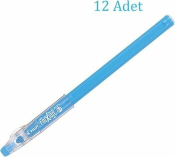 Pilot Frixion Ball Stick Roller Silinebilir Jel Kalem 0.7 mm Turkuaz F16-LB 12 Adet