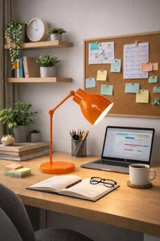 ARTILED Modern Endüstriyel Masa Lambası – Hareketli Metal Gövde – E27 Duy – Ofis & Çalışma Masası Lambası