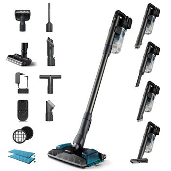Phılıps Xc8057/01 Aqua Plus 8000 Islak Kuru Şarjlı Dikey Süpürge (outlet)
