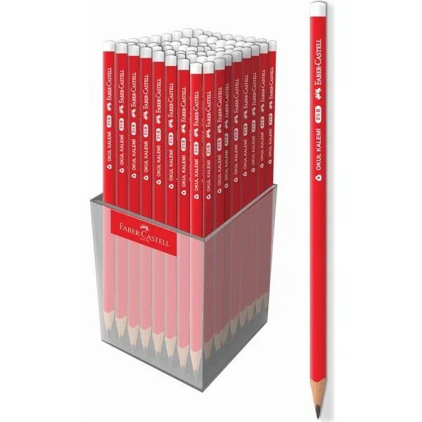 Faber Castell Üçgen Okul Kalemi 2,5B 72 Adet Kurşun Kalem
