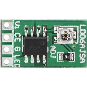 Oem Adjustable Current LED Driver, Dc 3.3V 3.7V 5V LED Driver 30-1500MA Constant Current