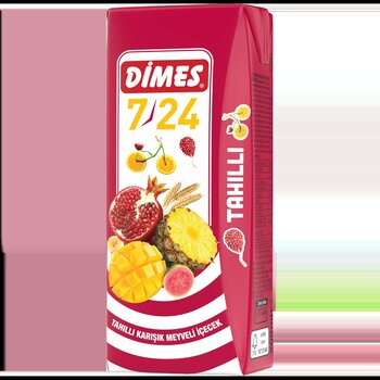 Dimes 7/24 Tahıllı Karışık Meyveli İçecek 200 ml x 27 Adet