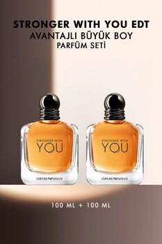 Emporio Armani Stronger With You EDT 150 ml X2 Erkek Parfüm Seti 7829999999030