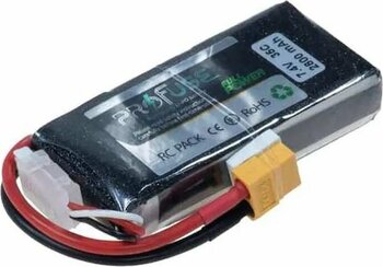 7.4 V 2s Lipo Batarya-Pil 2800 Mah 35c