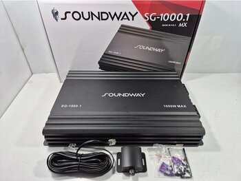Soundway Mono Amfi 1000 Rms Soundway Sg-1000.1 Bass Anfisi Bass Kontrollü Mono Anfi