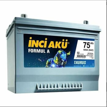 İnci 12v 75 Ah Amper Japon Tip Dik Kutup Akü