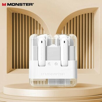 Monster Bluetooth Kulaklık Kulak İçi Oyuncu Kulaklık Airmars XKT12 Beyaz