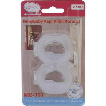Miny Baby MB311 Mandallı Barel Kilit (Beyaz) - Beyaz