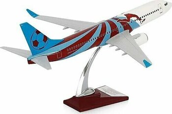 zekupp - Maket Uçak - Boeing 737-800 1/100 - Bordo Mavi Taraftar Özel Tasarım Model Uçak