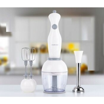 El Blender Seti Beyaz - Çok Fonksiyonlu ve Şık Mutfak Gereciği