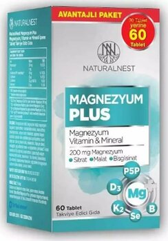 Naturalnest Magnesium Plus 60 Tablet