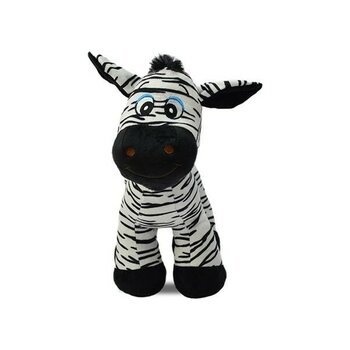Trust Store Oyuncak Peluş Zebra 30 cm - Uyku ve Oyun Arkadaşı Peluş Oyuncak - Siyah-Beyaz Çizgili