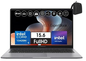 Asus Expertbook P1 P1503cva Intel Core I5-13420H 8Gb Ddr5 512Gb Ssd Wındows11home 15.6 Fhd Intel Uhd Taşınabilir Bilgisayar Exı58512g0dh02+Zettaç