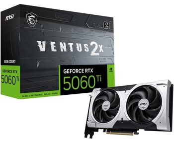 Msı  Vga Geforce Rtx 5060 Tı 8G Ventus 2X Oc Plus Rtx5060tı 8Gb Gddr7 128B Dx12 Pcıe 5.0 X16 3Xdp 1Xhdmı