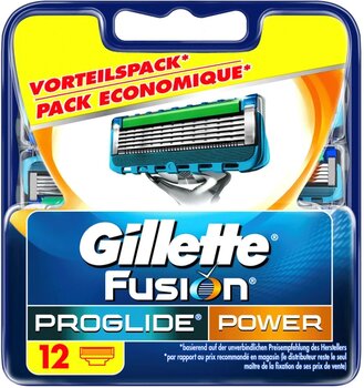 Gillette Fusion Proglide Power Erkek Tıraş Bıçağı, 1'Li Paket (1 X 12 Parça)