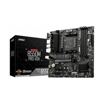 Msı B550M Pro-Vdh Am4 Vga+Ses+Glan Ddr4 HDMI Dp M2 USB 3.2 Matx