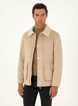 Cacharel Erkek Bej Suni Deri Mont 50308710-VR011 - 50