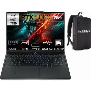 Lenovo Legion 5 15IRX10 I7-13650HX 83LY00AXTR-49 40GB 4tb RTX5060 8gb W11PRO 15.3" Wuxga Gaming Laptop - 4 TB - 40 GB