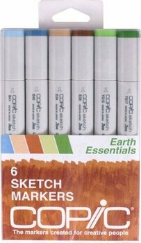 Copic Sketch Marker 6lı Marker Kalem Set Earth Essentials