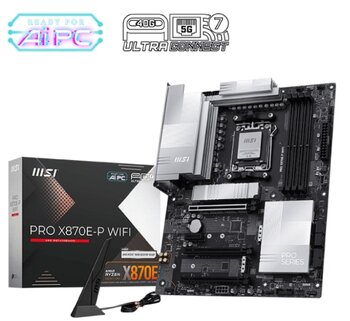 MSI PRO X870E-P WIFI DDR5 AMD X870E AM5 Soket DDR5 8200+(OC)MHz ATX Oyuncu (Gaming) Anakart