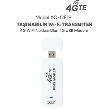 Qasul 4g Lte USB Taşınabilir Modem – Sım Kart Destekli Mobil Wifi Dağıtıcı, 150MBPS Download, 50 Mbps Upload, Mini Internet Router, Tak Çalıştır, 8...