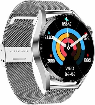 Hytech GT3PRO 1.5 inç Gümüş Akıllı Saat