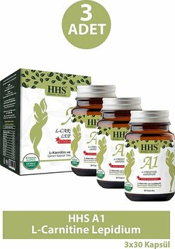 HHS A1 L-Carnitine Lepidium 30 Kapsül 3 Adet Sıfır
