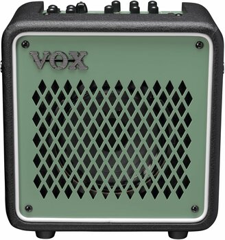 VOX - Mini Go 10 zeytin yeşili, gitar ve ses serisi transistör efektleri için Combo amplifikatör, 10 W güç, 6,5 inç ila 16 Ohm arası hoparlör, renk zeytin yeşili