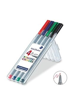Staedtler Triplus Fineliner 0.3 mm 4 Kalem Set
