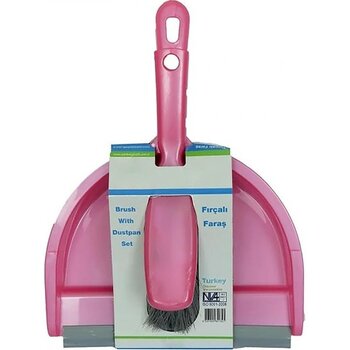 FourForce Faraş Seti, Uç Kısmı Silikon, (Kürek ve Fırça) (Pembe)