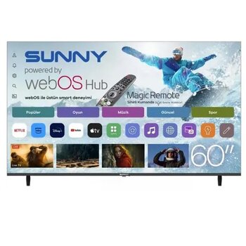 Sunny SN60LEDM-W02M 60 inç 152 Ekran 4K Ultra HD WebOS LED TV