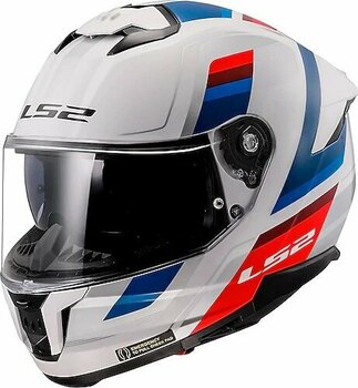 LS2 Stream 2 Vintage Mat Beyaz, Kırmızı Full Face Motosiklet Kaskı