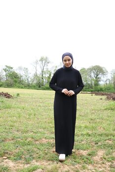 ilmek Kadın Pliseli Giy Çık Kurtarıcı Elbise Siyah L/XL Beden