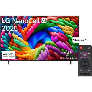 LG 75NANO90A 75'' 190 Ekran Uydu Alıcılı 4K Ultra HD webOS Nanocell TV